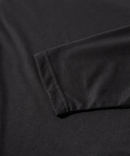 SlashDate(スラッシュデイト)の「ラウンドヘムロングTシャツ/レイヤード/ビッグシルエット(Tシャツ/カットソー・メンズ・ホワイト/チャコールグレー/ブラック/グレー/オフホワイト/ブルー/グリーン・M/L/XL)」の10枚目の写真