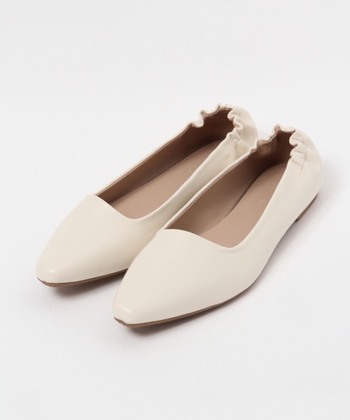 LAKOLE(ラコレ)の「【卒入式/オケージョンにも】スクエアカットギャザーパンプス / 352611(パンプス・レディース・ブラック/ダークグリーン/アイボリー/その他9/パイソン/オフホワイト/その他・MEDIUM/LARGE/SMALL)」の16枚目の写真