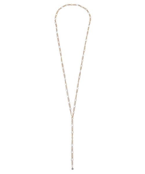 jouetie(ジュエティ)の「コンビネーションチェーンネックレス(ネックレス・レディース・シルバー/ゴールド・FREE)」の1枚目の写真