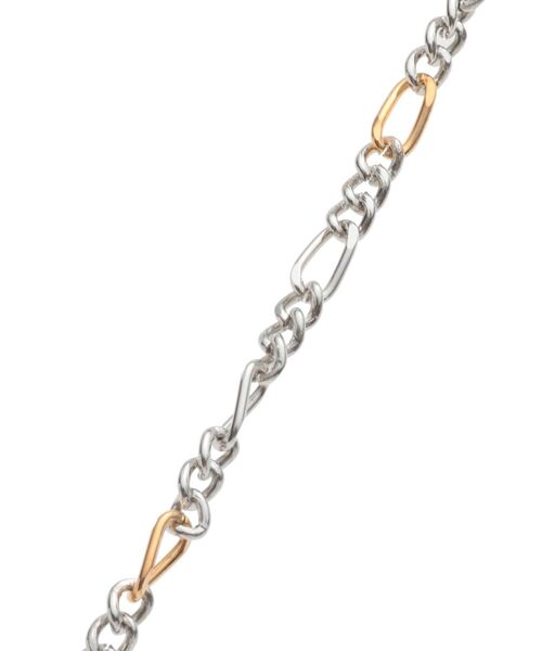 jouetie(ジュエティ)の「コンビネーションチェーンネックレス(ネックレス・レディース・シルバー/ゴールド・FREE)」の9枚目の写真