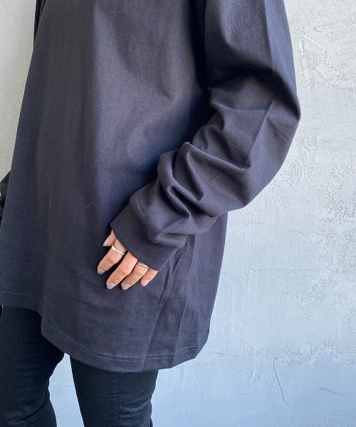 HANES（ヘインズ）の「[HANES/ヘインズ] BEEFY ロングスリーブパックT（Tシャツ/カットソー・レディース・ホワイト/ブラック/ダークグレー・M/L/XL/S）」の19枚目の写真