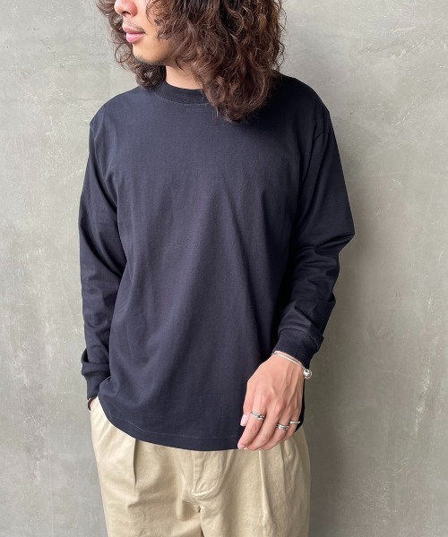 HANES（ヘインズ）の「[HANES/ヘインズ] BEEFY ロングスリーブパックT（Tシャツ/カットソー・レディース・ホワイト/ブラック/ダークグレー・M/L/XL/S）」の20枚目の写真