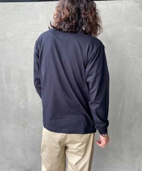 HANES（ヘインズ）の「[HANES/ヘインズ] BEEFY ロングスリーブパックT（Tシャツ/カットソー・レディース・ホワイト/ブラック/ダークグレー・M/L/XL/S）」の22枚目の写真