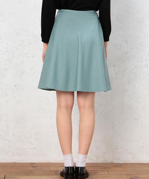 green label relaxing（グリーンレーベルリラクシング）の「monable PEサーキュラー スカート◆（スカート・レディース・ベージュ/ライム/ネイビー・36/38）」の4枚目の写真