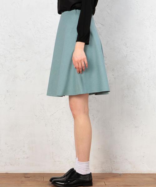 green label relaxing（グリーンレーベルリラクシング）の「monable PEサーキュラー スカート◆（スカート・レディース・ベージュ/ライム/ネイビー・36/38）」の6枚目の写真