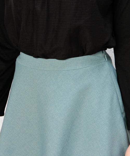 green label relaxing（グリーンレーベルリラクシング）の「monable PEサーキュラー スカート◆（スカート・レディース・ベージュ/ライム/ネイビー・36/38）」の8枚目の写真