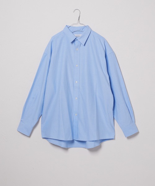 WHIMSIC(ウィムジック)の「【WHIMSIC】オーバーサイズレギュラーカラーシャツ(シャツ/ブラウス・レディース・イエロー/ブルー/ピンク/グリーン/ホワイト/パープル・FREE)」の1枚目の写真