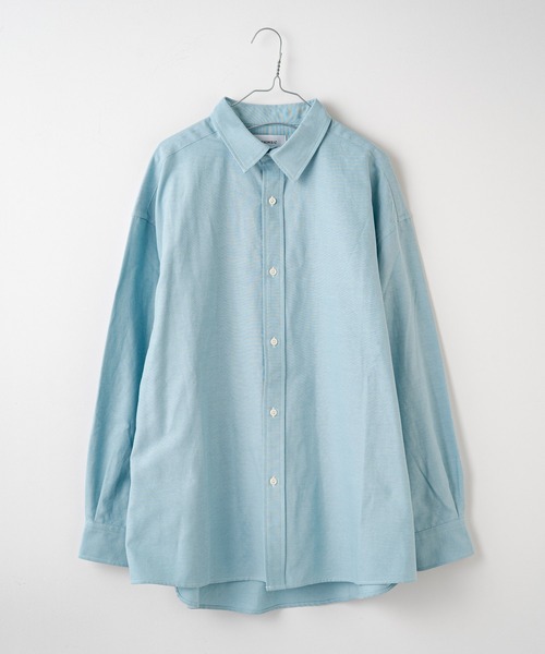 WHIMSIC(ウィムジック)の「【WHIMSIC】オーバーサイズレギュラーカラーシャツ(シャツ/ブラウス・レディース・イエロー/ブルー/ピンク/グリーン/ホワイト/パープル・FREE)」の3枚目の写真