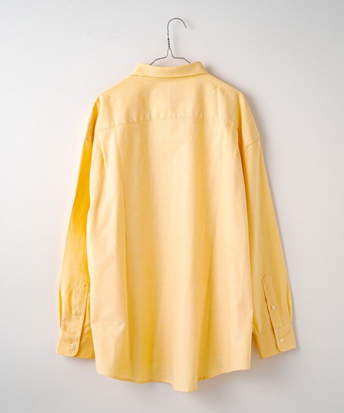 WHIMSIC(ウィムジック)の「【WHIMSIC】オーバーサイズレギュラーカラーシャツ(シャツ/ブラウス・レディース・イエロー/ブルー/ピンク/グリーン/ホワイト/パープル・FREE)」の15枚目の写真