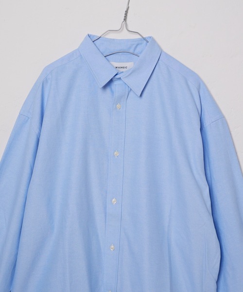 WHIMSIC(ウィムジック)の「【WHIMSIC】オーバーサイズレギュラーカラーシャツ(シャツ/ブラウス・レディース・イエロー/ブルー/ピンク/グリーン/ホワイト/パープル・FREE)」の21枚目の写真