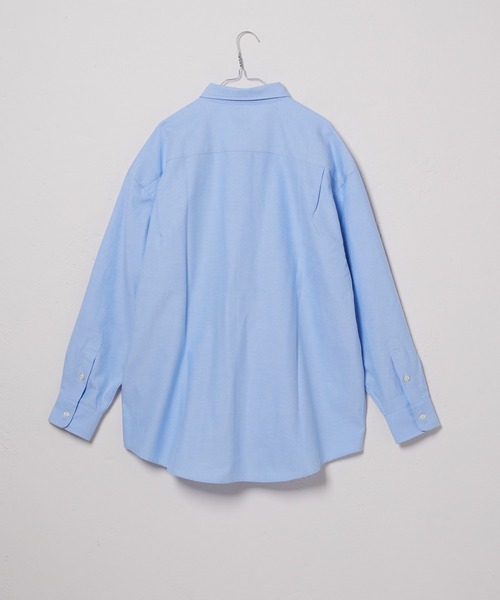 WHIMSIC(ウィムジック)の「【WHIMSIC】オーバーサイズレギュラーカラーシャツ(シャツ/ブラウス・レディース・イエロー/ブルー/ピンク/グリーン/ホワイト/パープル・FREE)」の16枚目の写真