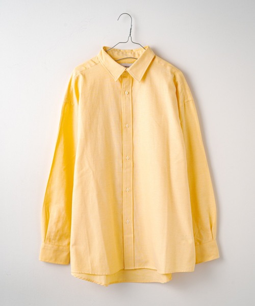 WHIMSIC(ウィムジック)の「【WHIMSIC】オーバーサイズレギュラーカラーシャツ(シャツ/ブラウス・レディース・イエロー/ブルー/ピンク/グリーン/ホワイト/パープル・FREE)」の22枚目の写真