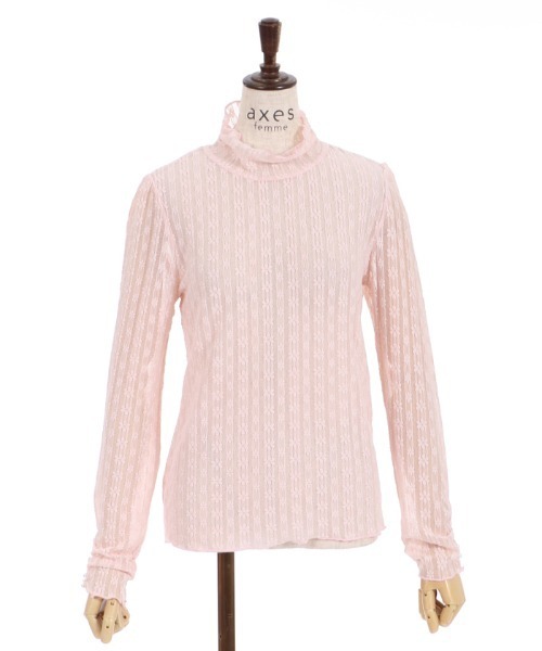 axes femme(アクシーズファム)の「花柄総レースインナー(その他アンダーウェア/インナー・レディース・ブラック/ピンク/キナリ・FREE)」の1枚目の写真