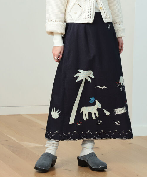 完売品 BEAMS BOY メキシカンプリントスカート BEAMS BOY（ビームスボーイ）の「BEAMS BOY / メキシカン プリント