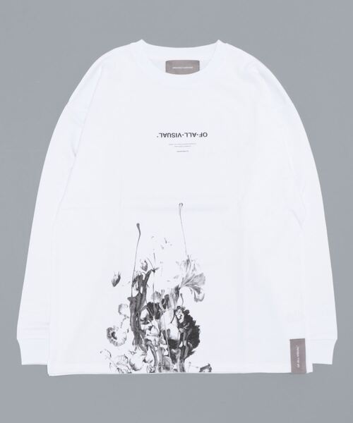 L.H.P（エルエイチピー）の「A4A/エーフォーエー/MONOCHRO L/S TEE/ロンT（Tシャツ/カットソー・メンズ・ホワイト/ブラック・F）」の10枚目の写真