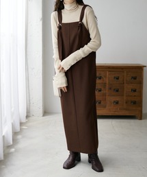 DISCOAT | テックウールストレッチジャンスカ(ジャンパースカート)