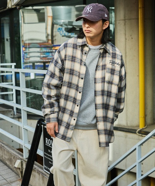 CHECKERS BRAND inc長袖トップス CHECKERS BRAND inc長袖トップス チェック柄 長袖トップス