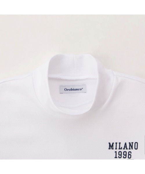Orobianco(オロビアンコ)の「Orobianco オロビアンコ OG-A2b モックネック(半袖) M 83021(Tシャツ/カットソー・メンズ・グリーン/ホワイト/ネイビー・MEDIUM)」の13枚目の写真