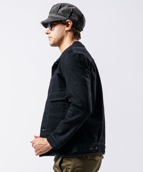 wjk（ダヴルジェイケイ）の「mj8923- denim jacket type2 (OW) デニム