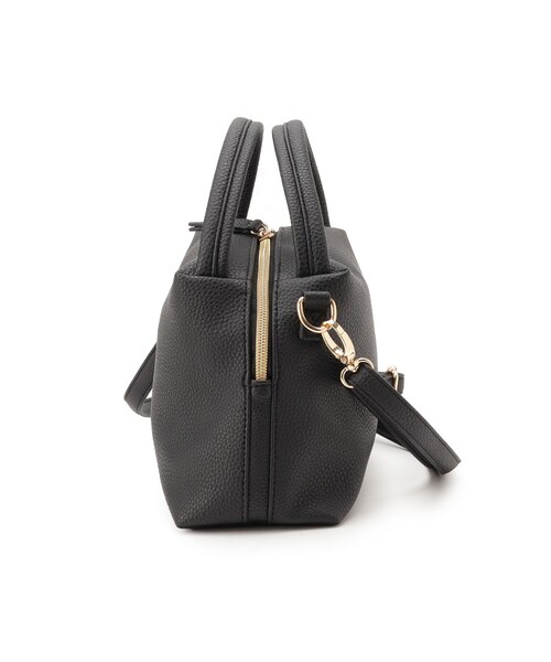 SHOO・LA・RUE（シューラルー）の「◆フェイクレザーコロンショルダー（ショルダーバッグ・レディース・ブラック/グレー/ダークグリーン・00）」の9枚目の写真