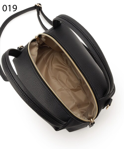 SHOO・LA・RUE（シューラルー）の「◆フェイクレザーコロンショルダー（ショルダーバッグ・レディース・ブラック/グレー/ダークグリーン・00）」の4枚目の写真