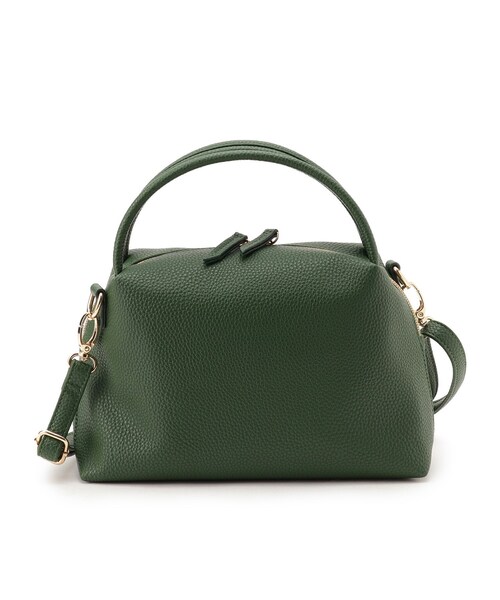 SHOO・LA・RUE（シューラルー）の「◆フェイクレザーコロンショルダー（ショルダーバッグ・レディース・ブラック/グレー/ダークグリーン・00）」の10枚目の写真