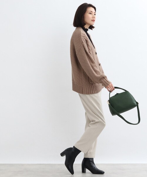 SHOO・LA・RUE（シューラルー）の「◆フェイクレザーコロンショルダー（ショルダーバッグ・レディース・ブラック/グレー/ダークグリーン・00）」の12枚目の写真