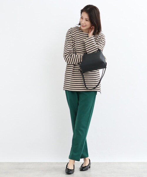 SHOO・LA・RUE（シューラルー）の「◆フェイクレザーコロンショルダー（ショルダーバッグ・レディース・ブラック/グレー/ダークグリーン・00）」の15枚目の写真