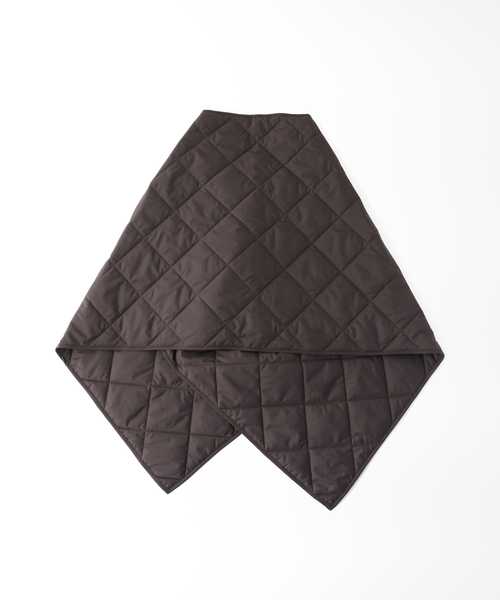 IENA（イエナ）の「キルティングケープ（ストール/ショール・レディース・アイボリー/チョコ・FREE）」の6枚目の写真