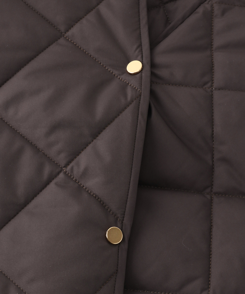 IENA（イエナ）の「キルティングケープ（ストール/ショール・レディース・アイボリー/チョコ・FREE）」の5枚目の写真