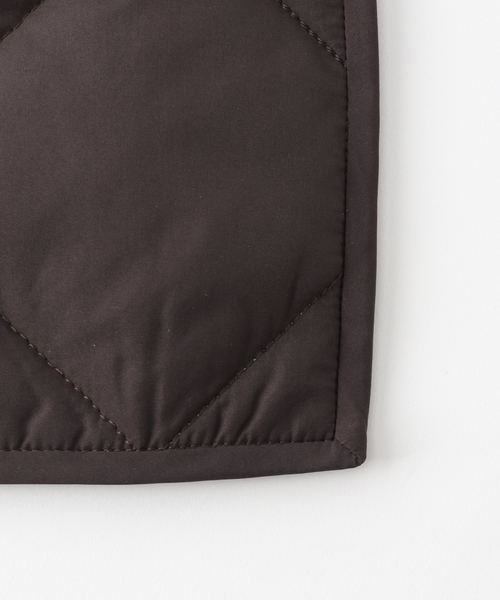 IENA（イエナ）の「キルティングケープ（ストール/ショール・レディース・アイボリー/チョコ・FREE）」の3枚目の写真