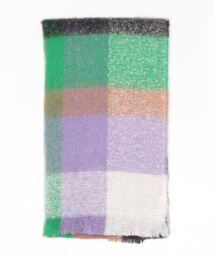 Q | マルチカラーチェックストール(ストール/ショール)