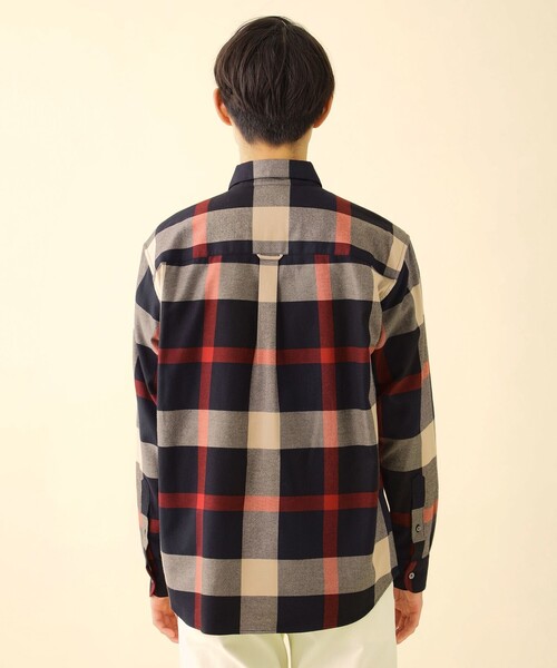 【新品】シービークレストブリッジ　シャツ　ジャケット　バーバリー　L　ベ 新品】シービークレストブリッジ シャツ ジャケット バーバリー