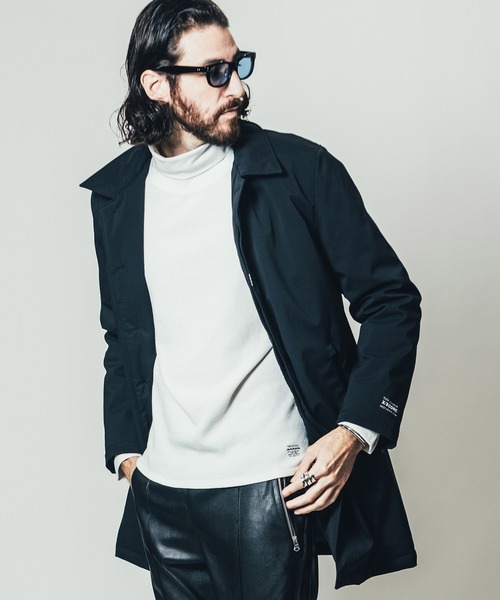 CRIMIE(クライミー)の「XD-CORE 3LAYER HYBRID LONG COAT(ダウンジャケット/コート・メンズ・ブラック/ベージュ・S/L/M/XL/XXL)」の3枚目の写真