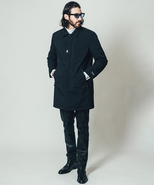 CRIMIE(クライミー)の「XD-CORE 3LAYER HYBRID LONG COAT(ダウンジャケット/コート・メンズ・ブラック/ベージュ・S/L/M/XL/XXL)」の13枚目の写真