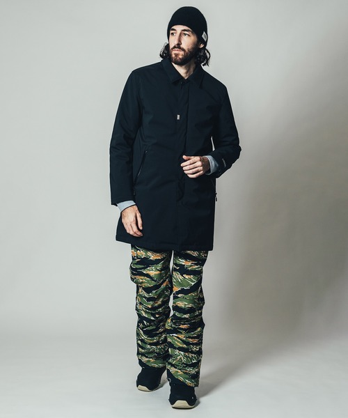 CRIMIE(クライミー)の「XD-CORE 3LAYER HYBRID LONG COAT(ダウンジャケット/コート・メンズ・ブラック/ベージュ・S/L/M/XL/XXL)」の15枚目の写真