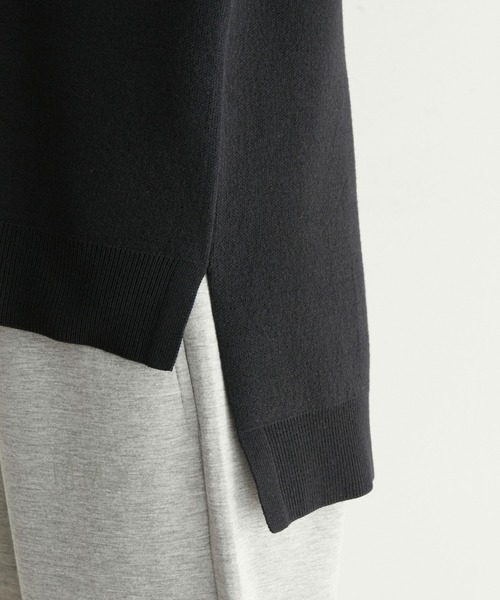 NERGY（ナージー）の「ストレッチニットプルオーバー（ニット/セーター・レディース・ブラック/イエロー/ベージュ・FREE）」の17枚目の写真