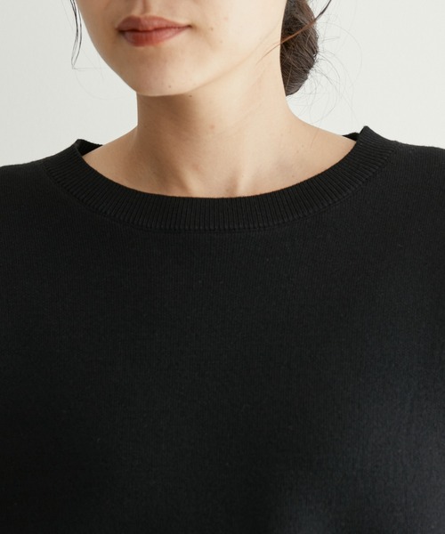 NERGY（ナージー）の「ストレッチニットプルオーバー（ニット/セーター・レディース・ブラック/イエロー/ベージュ・FREE）」の22枚目の写真