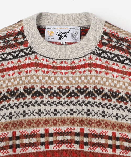 Laurence J Smith（ローレンスジェイスミス）の「LAURENCE J SMITH | フェアアイル クルーネックニット WOMEN（ニット/セーター・レディース・A/B・S）」の13枚目の写真