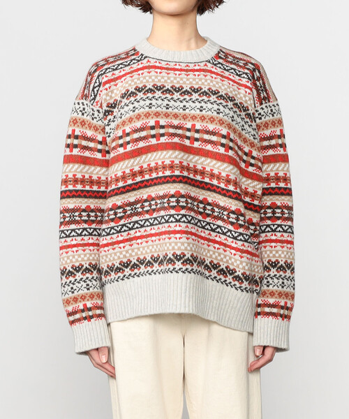 Laurence J Smith（ローレンスジェイスミス）の「LAURENCE J SMITH | フェアアイル クルーネックニット WOMEN（ニット/セーター・レディース・A/B・S）」の16枚目の写真