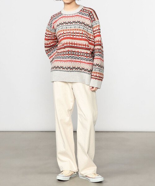 Laurence J Smith（ローレンスジェイスミス）の「LAURENCE J SMITH | フェアアイル クルーネックニット WOMEN（ニット/セーター・レディース・A/B・S）」の19枚目の写真