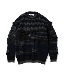 malamute / wavy knit