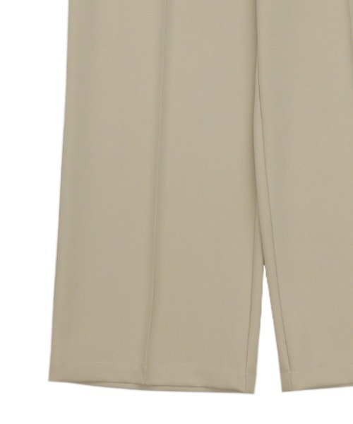 select MOCA（セレクトモカ）の「センタープレスリラックスストレートパンツ（スラックス・レディース・ベージュ/ブラック/グレー・FREE）」の21枚目の写真