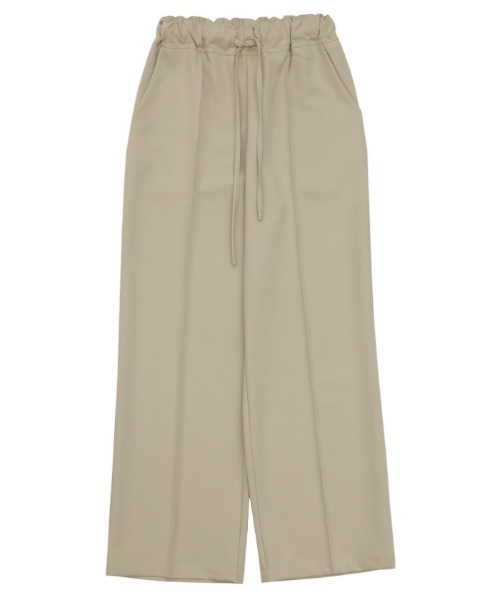 select MOCA（セレクトモカ）の「センタープレスリラックスストレートパンツ（スラックス・レディース・ベージュ/ブラック/グレー・FREE）」の18枚目の写真