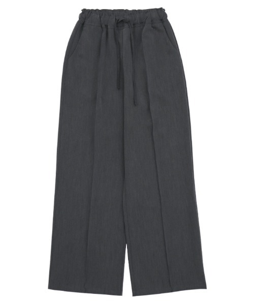 select MOCA（セレクトモカ）の「センタープレスリラックスストレートパンツ（スラックス・レディース・ベージュ/ブラック/グレー・FREE）」の16枚目の写真