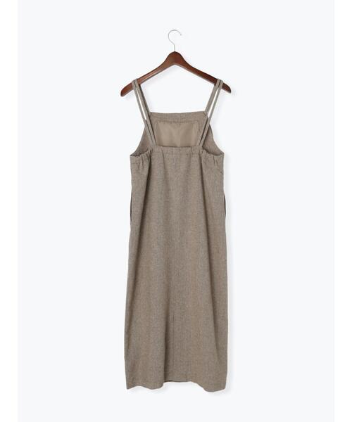 Te chichi TERRASSE(テチチテラス)の「ツイードジャンパースカート(ワンピース・レディース・ベージュ/グレー/ブラック・フリ-)」の7枚目の写真