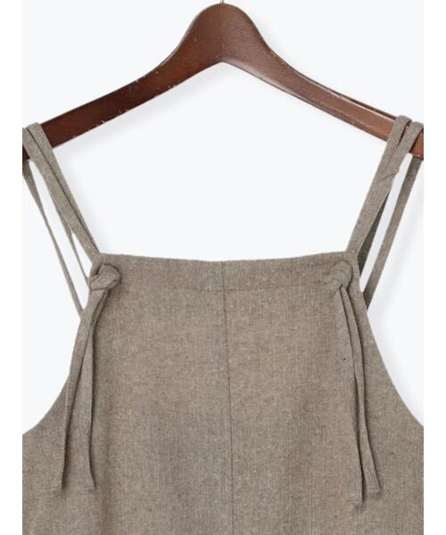 Te chichi TERRASSE(テチチテラス)の「ツイードジャンパースカート(ワンピース・レディース・ベージュ/グレー/ブラック・フリ-)」の8枚目の写真