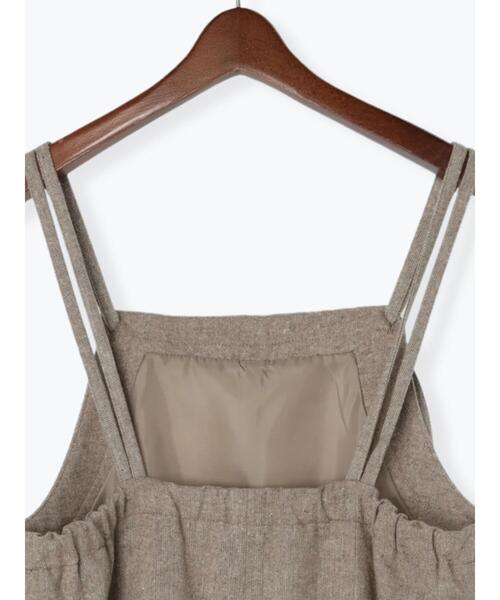 Te chichi TERRASSE(テチチテラス)の「ツイードジャンパースカート(ワンピース・レディース・ベージュ/グレー/ブラック・フリ-)」の11枚目の写真