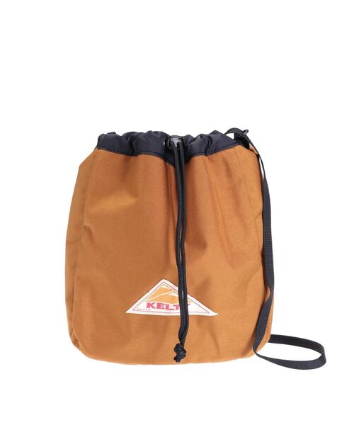 KELTY（ケルティ）の「KELTY REVERSIBLE KINCHAKU（ハンドバッグ・レディース・キャメル/ベージュ/ブラック/カーキ・FREE）」の4枚目の写真