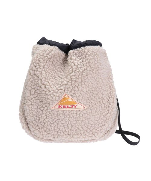 KELTY（ケルティ）の「KELTY REVERSIBLE KINCHAKU（ハンドバッグ・レディース・キャメル/ベージュ/ブラック/カーキ・FREE）」の6枚目の写真